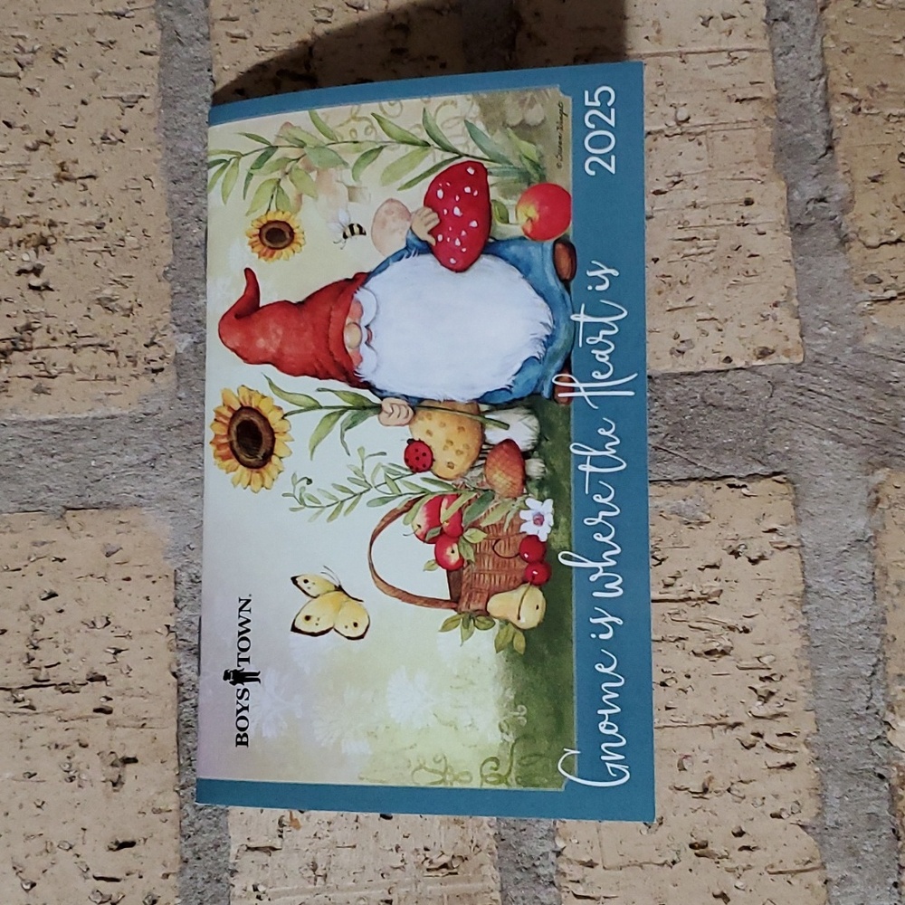 2025 Pocket Calendar - Gnome is Where the Heart is by Susan Winget